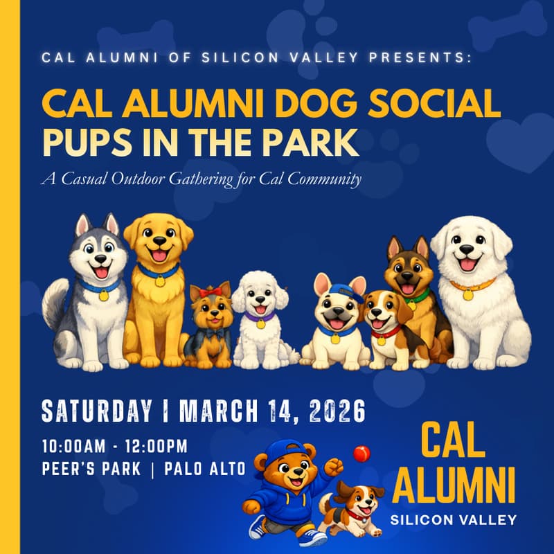 Cover Image for Cal Alumni of Silicon Valley Dog Social: Pups in the Park
