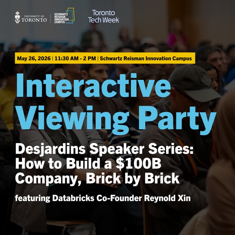 Cover Image for Interactive Viewing Party: Desjardins Speaker Series: How to Build a $100B Company, Brick by Brick
