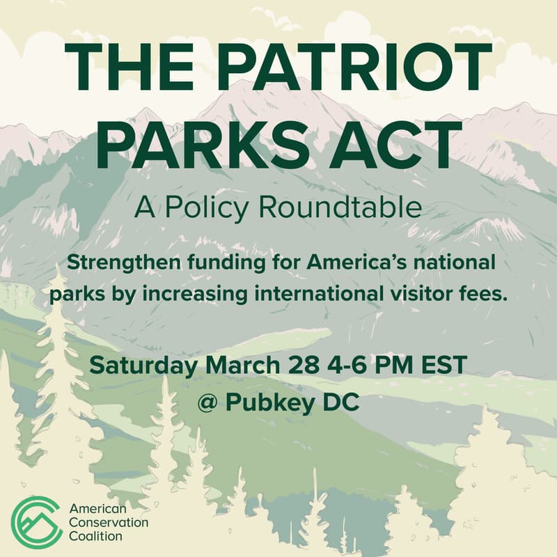 Cover Image for DC Policy Roundtable: The Patriot Parks Act
