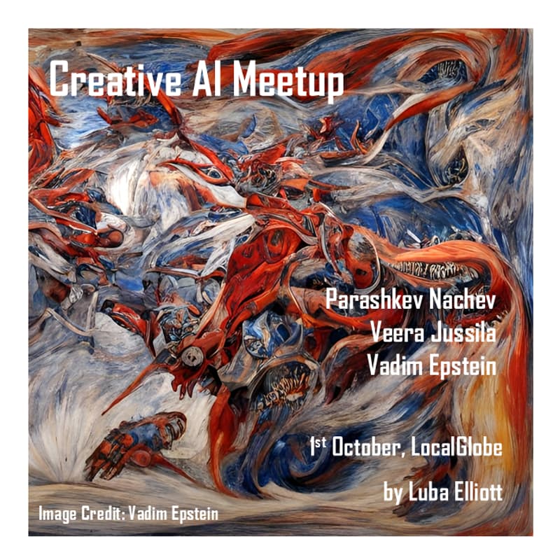 Cover Image for Creative AI Meetup: Machine as Author, Audience and Critic