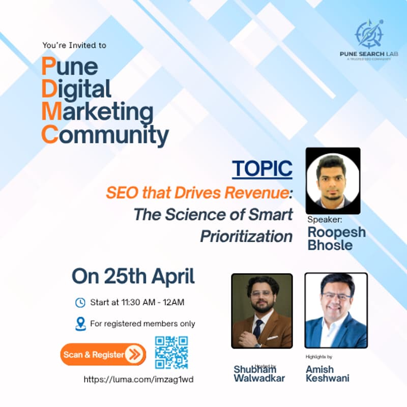 Cover Image for Pune Digital Marketing Community Meetup