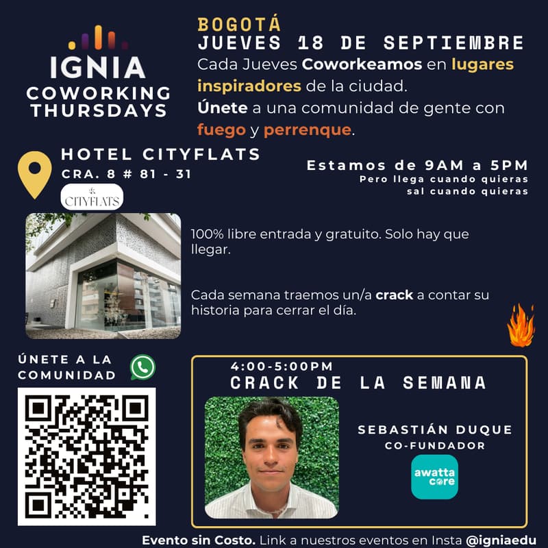 Cover Image for Ignia Coworking Thursdays - 18 de Septiembre