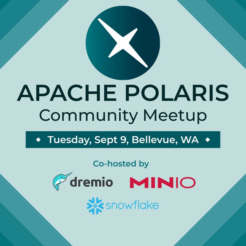 Cover Image for Apache Polaris™ (incubating) Meetup Seattle