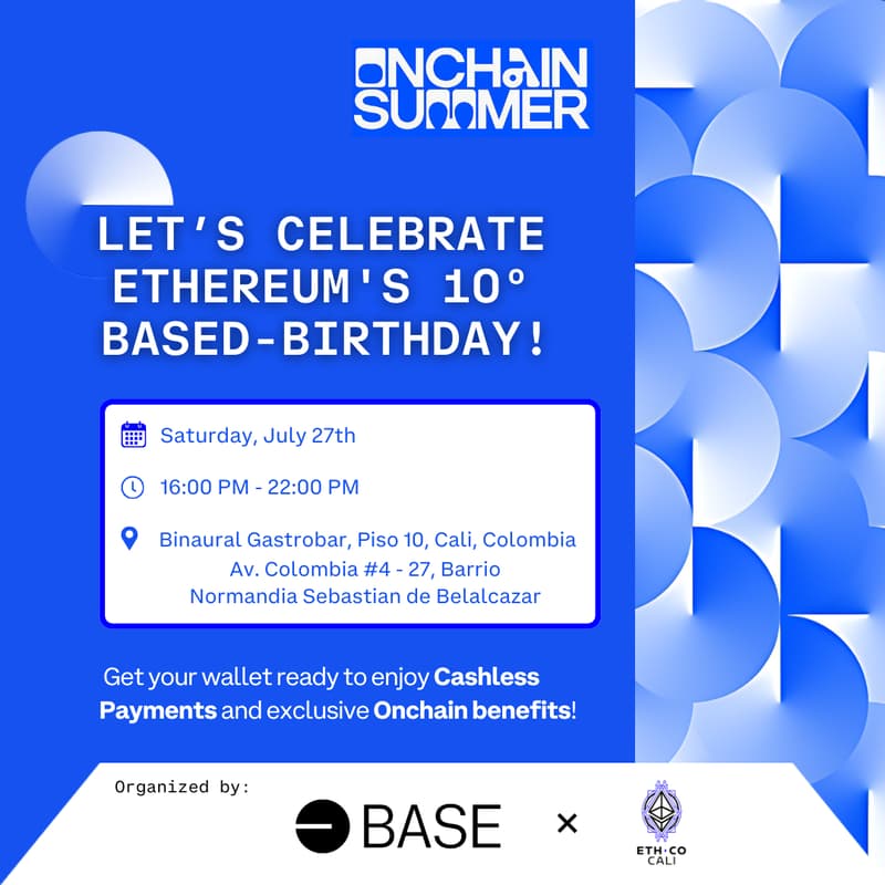 Cover Image for Happy Based Birthday Ethereum 💠