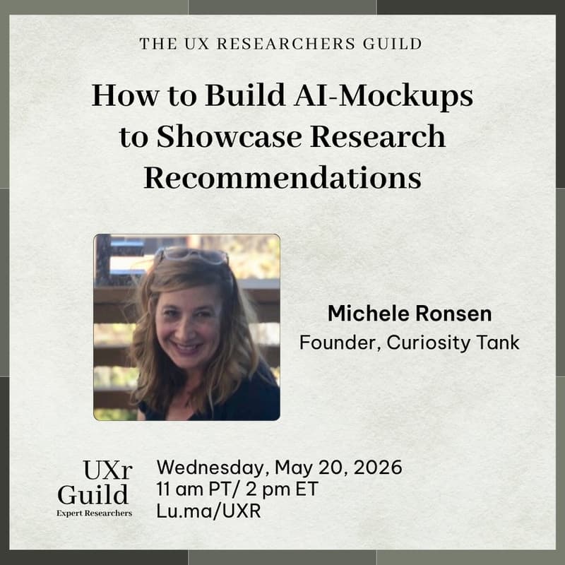 Cover Image for How to Build AI-mockups to Showcase Research Recommendations