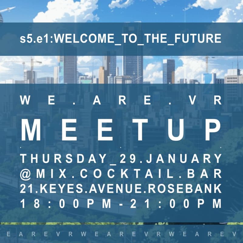 Cover Image for WE ARE VR Meetup s5.e1.