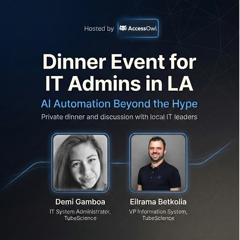 Cover Image for LA IT Admin Dinner: AI Automation Beyond the Hype