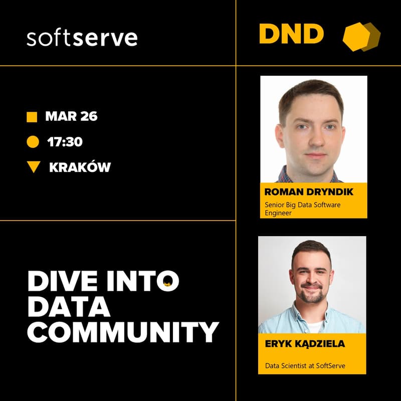 Cover Image for Dive into Data Meetup #20 [KRAKÓW]