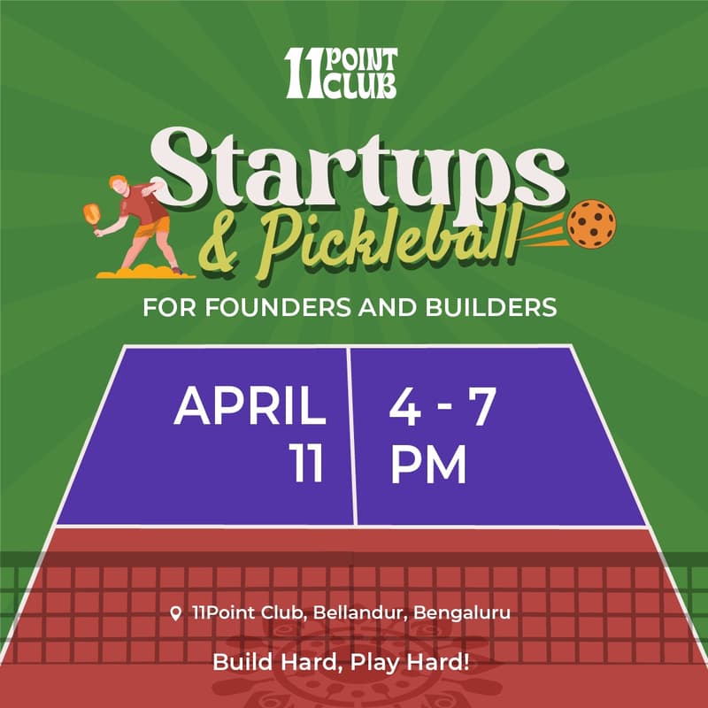 Cover Image for Founders Meet Up Over Pickleball