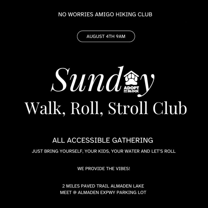 Cover Image for Sunday Walk, Roll, Stroll Club