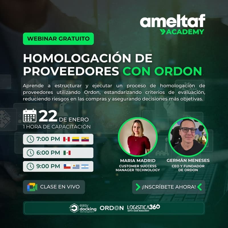 Cover Image for Homologación de Proveedores con Ordon