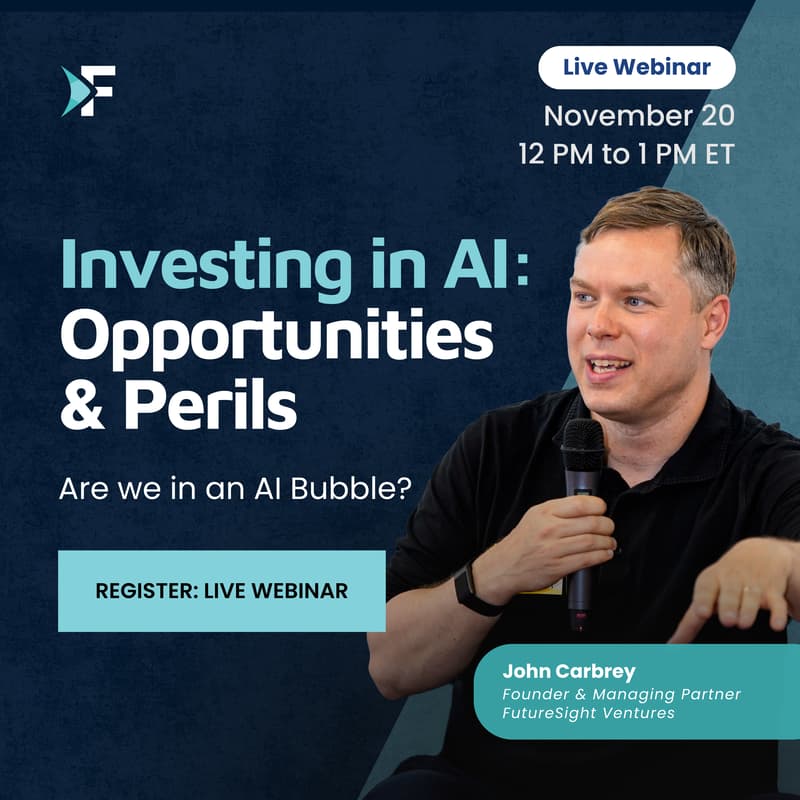 Cover Image for Webinar: Investing in AI: Opportunities & Perils. Are we in an AI bubble?
