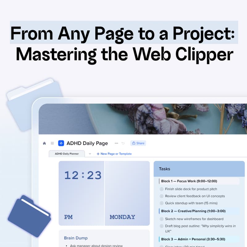 From Any Page to a Project: Mastering the xTiles Web Clipper · Luma