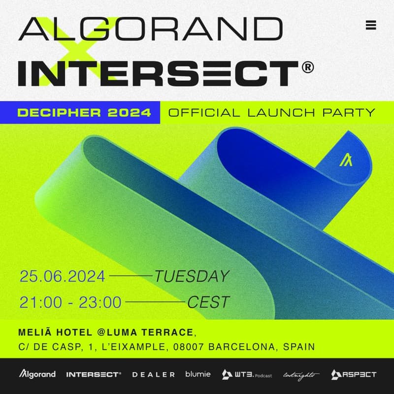 Cover Image for Algorand x INTERS3CT Official Mixer for DECIPHER 2024