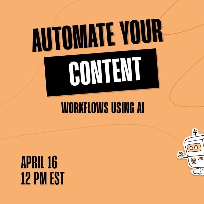 Cover Image for Automate your content workflow using AI