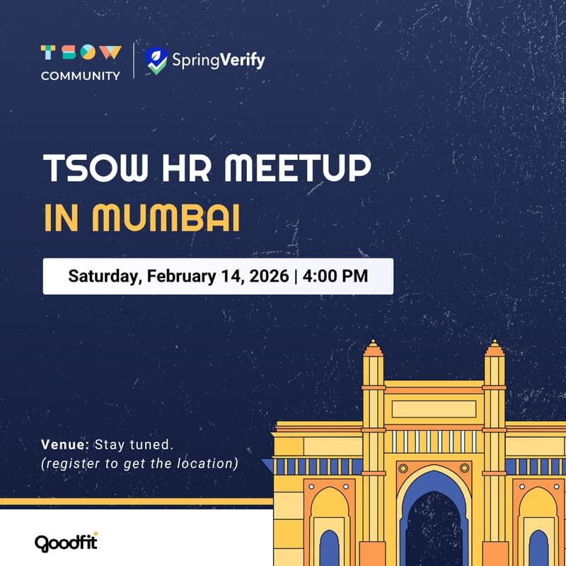Cover Image for TSOW HR Meetup in Mumbai