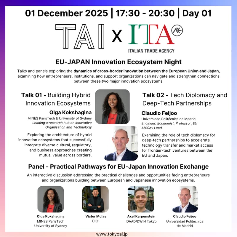 Cover Image for EU-JAPAN Innovation Ecosystem Night