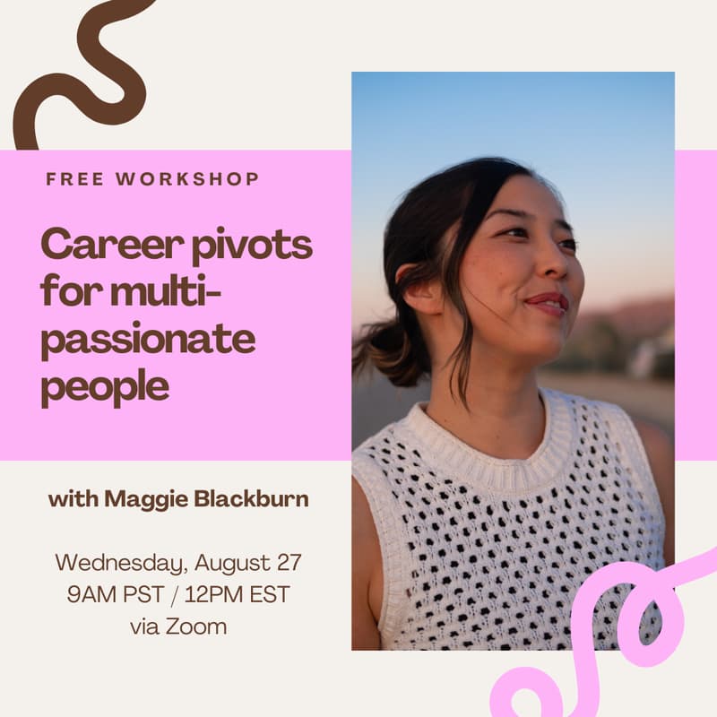 Cover Image for Career pivots for multi-passionate people