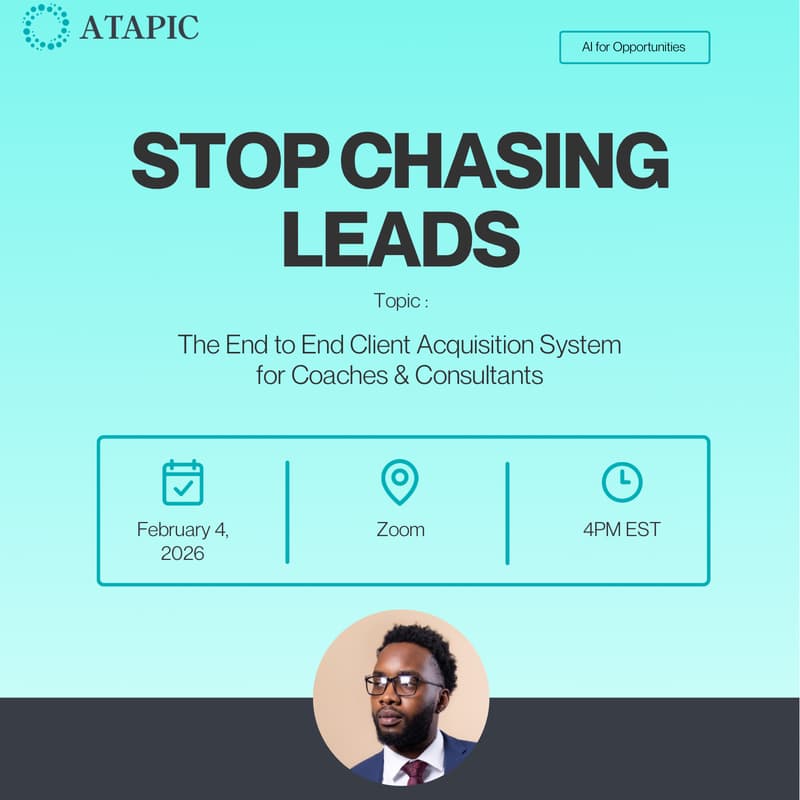 Cover Image for STOP CHASING LEADS