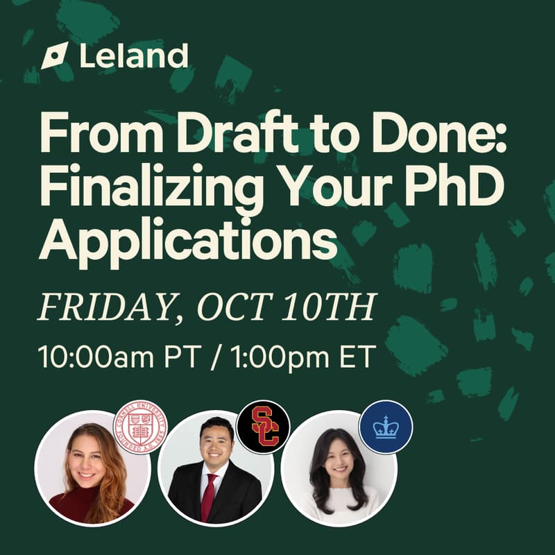 Cover Image for From Draft to Done: Finalizing Your PhD Applications