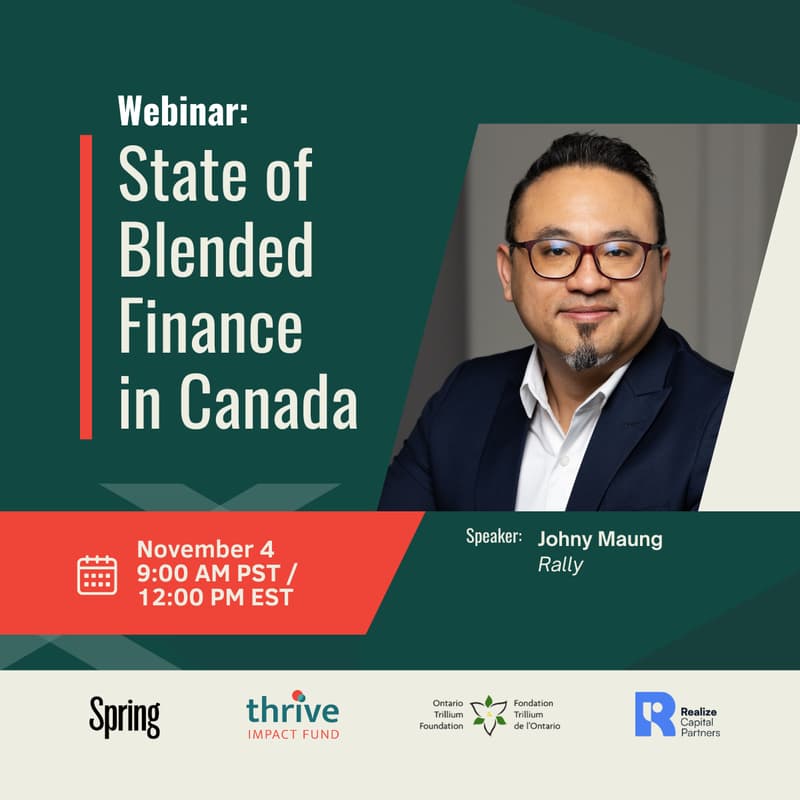 Cover Image for Blended Finance: State of Blended Finance in Canada Webinar