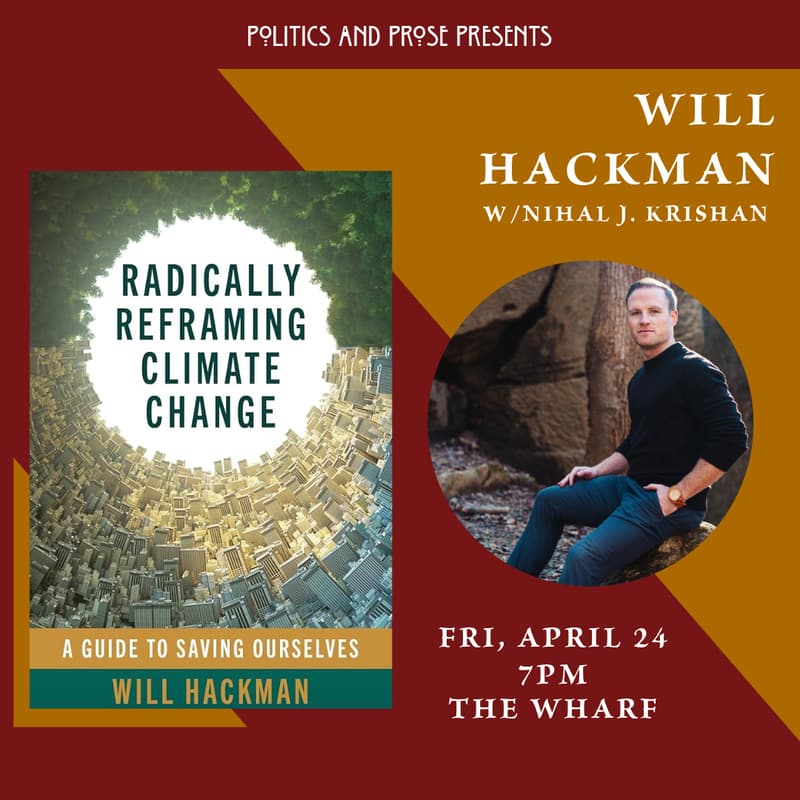 Cover Image for Climate Book Launch Party--Politics and Prose (Wharf)
