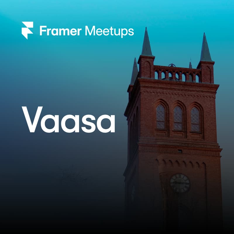 Cover Image for Framer Meetup, Vaasa