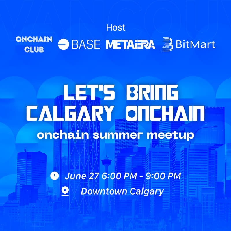 Cover Image for Let's bring Calgary onchain!