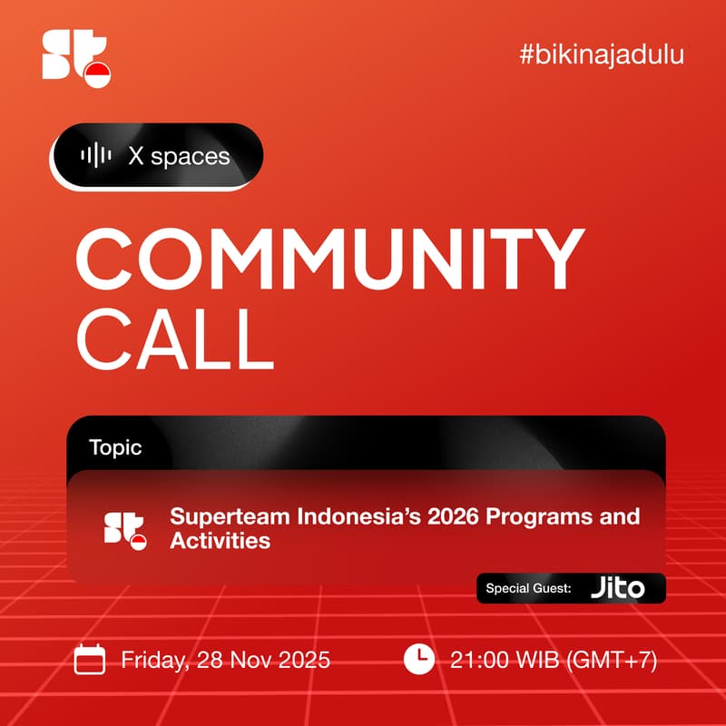 Cover Image for Superteam Indonesia - Community Call With Jito Network