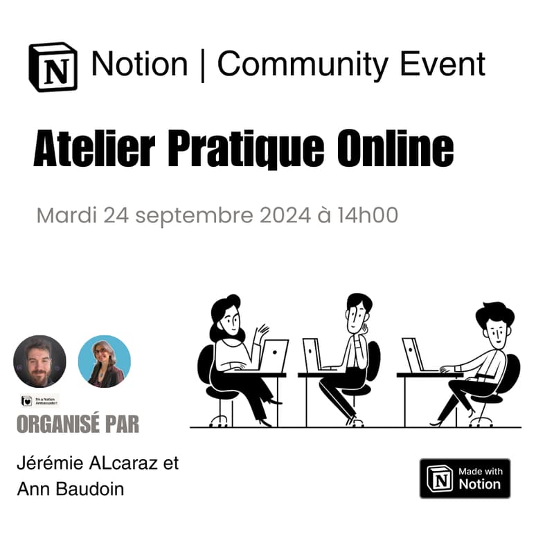 Image de couverture pour Atelier Notion - Structurer Votre Emploi Du Temps