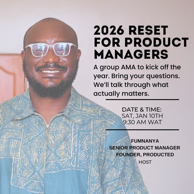 Cover Image for 2026 Reset For Product Managers