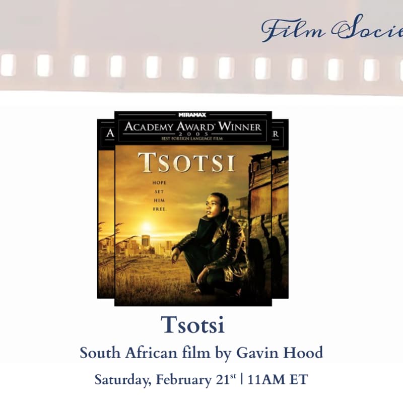 Cover Image for Film Society Presents: "Tsotsi"