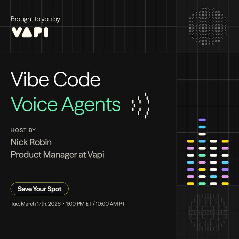 Cover Image for Vibe Code Voice Agents