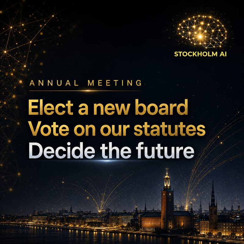 Cover Image for Stockholm AI - Annual Meeting 2026