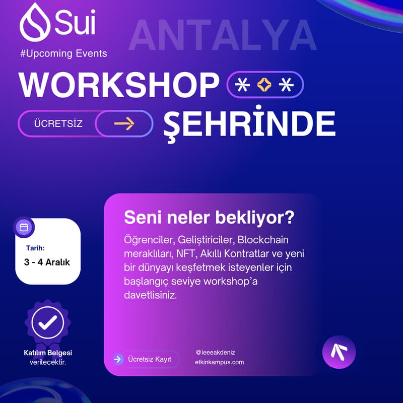 Cover Image for SUI Workshop I Antalya