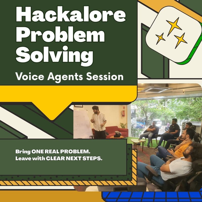 Cover Image for Hackalore Problem Solving Session: Voice Agents
