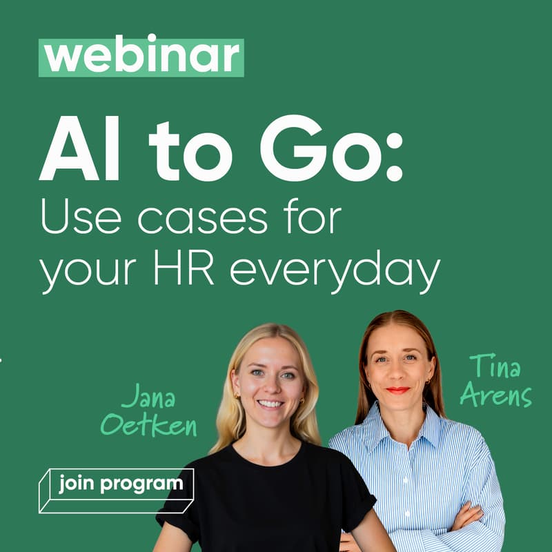 Cover Image for Join Program Webinar: AI to Go: Use Cases for Your HR Everyday