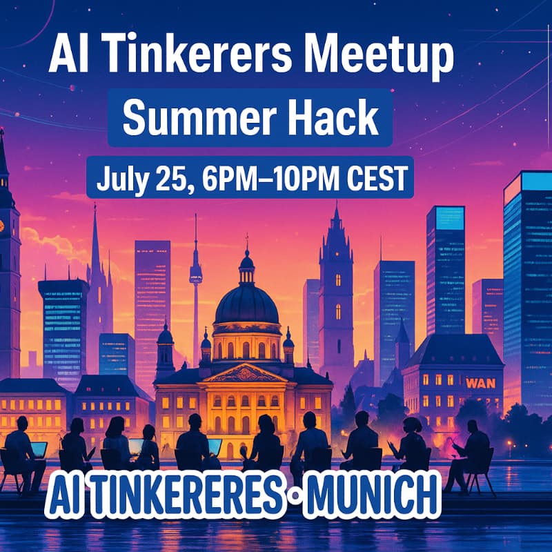 Cover Image for AI Tinkerers Munich - July 25