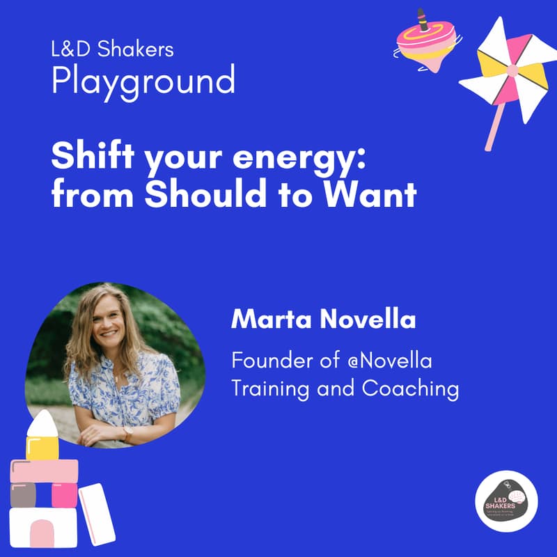 Cover Image for Playground: Shift your energy - from Should to Want