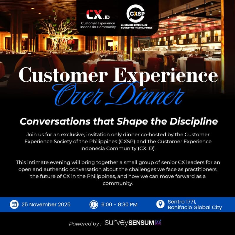 Cover Image for CX Over Dinner: Conversations that Shape the Discipline