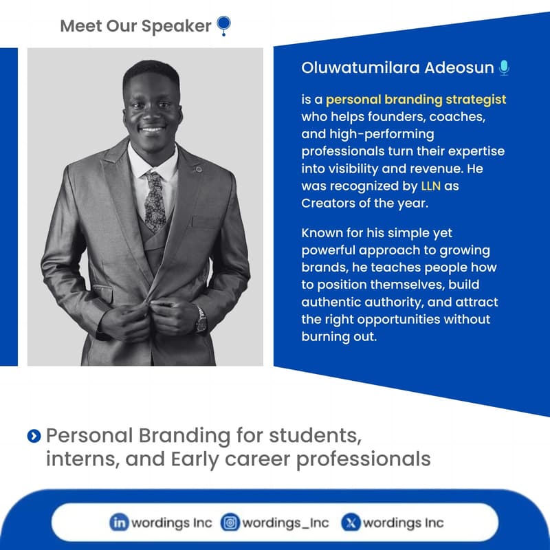 Cover Image for Personal Branding for student, teachers and early career professionals