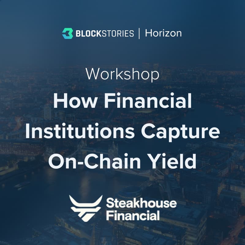 Cover Image for Workshop: Vaults in Practice – How Financial Institutions Capture On-Chain Yield