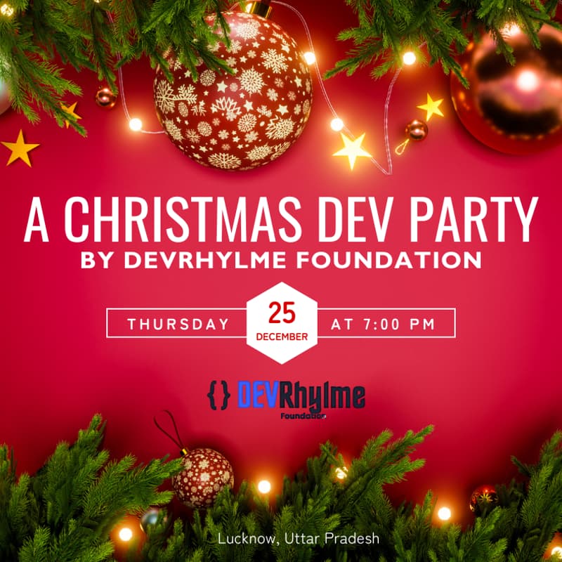 Cover Image for Christmas Dev Party – Lucknow
