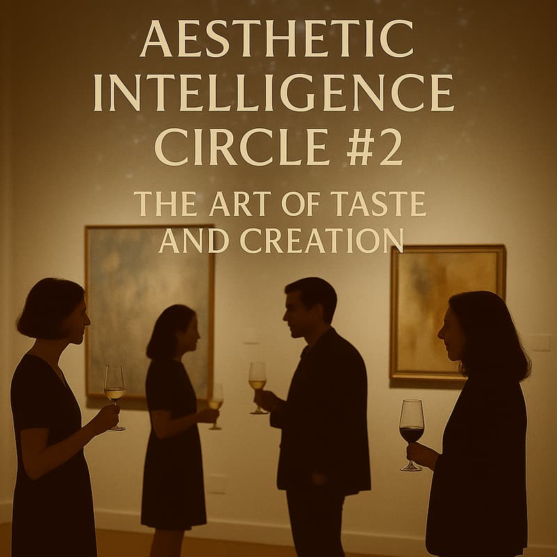 Cover Image for Aesthetic Intelligence Circle #2 — The Art of Taste and Creation