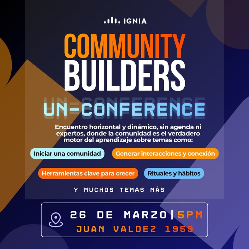 Cover Image for Community Builders Un - conference
