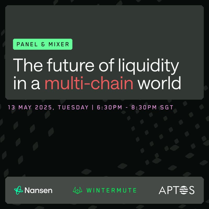 Cover Image for The future of liquidity in a multi-chain world with Aptos, Nansen & Wintermute