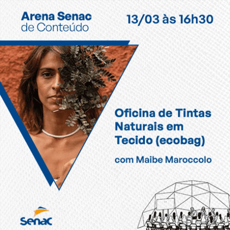 Cover Image for Oficina de Tintas Naturais em Tecido  - 13/03