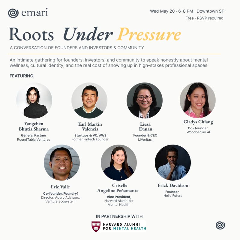 Cover Image for Roots Under Pressure: AANHPI Founders, Investors & Mental Wellness