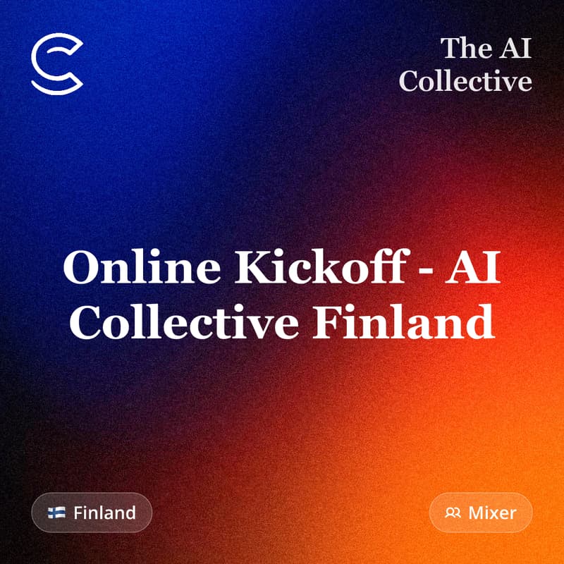 Cover Image for Online Kickoff - AI Collective Finland