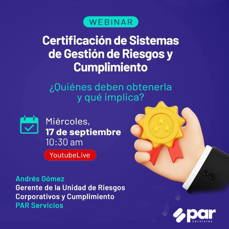 Cover Image for Certificación en gestión de riesgos y cumplimiento